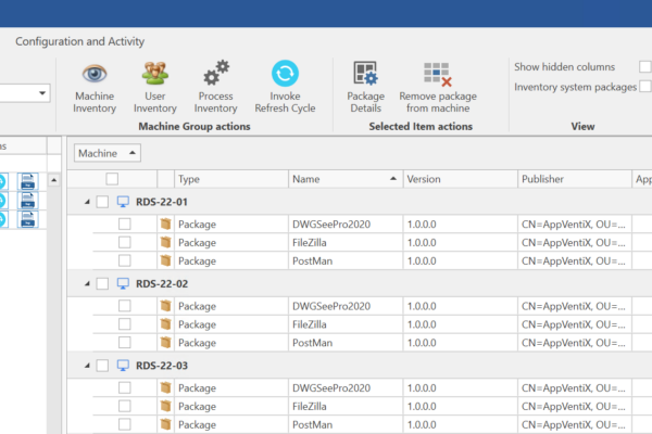 Machine Inventory Feature